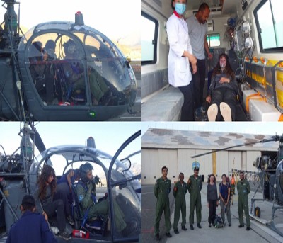 IAF rescues Israeli woman in Ladakh IAF rescues Israeli woman in Ladakh