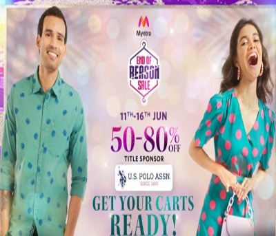 Myntra sells record-breaking 50 lakh products on Day 1 of EORS-16 Myntra sells record-breaking 50 lakh products on Day 1 of EORS-16