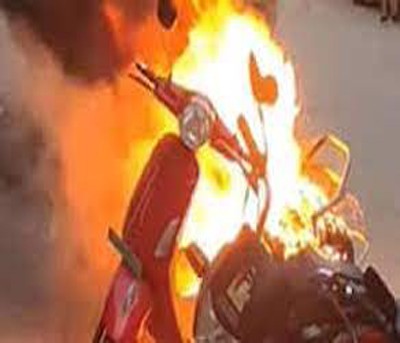 House gutted as electric bike explodes in Telangana House gutted as electric bike explodes in Telangana