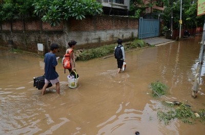 4 killed in landslides as heavy rains put flooded Guwahati to standstill 4 killed in landslides as heavy rains put flooded Guwahati to standstill