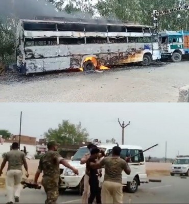 Violence erupts in Jehanabad despite Bihar Bandh Violence erupts in Jehanabad despite Bihar Bandh