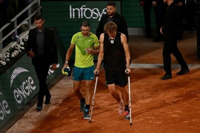 Tendulkar touched by Nadal's gesture towards injured Zverev Tendulkar touched by Nadal's gesture towards injured Zverev