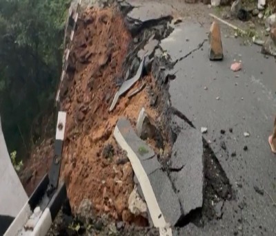 Damage to key National Highway disconnects parts of NE Damage to key National Highway disconnects parts of NE