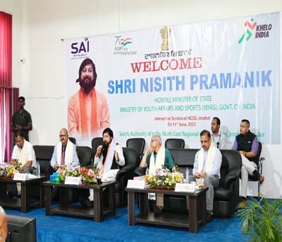 Manipur will have state-of-the-art sports infrastructure before 2024: Nisith Pramanik
