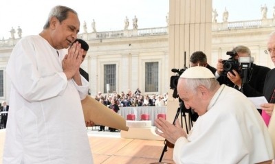 Odisha BJP MLA questions CM's meeting with Pope Odisha BJP MLA questions CM's meeting with Pope