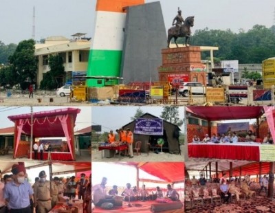 Lakhanpur Corridor turned into Facilitation Centre for Amarnath pilgrims Lakhanpur Corridor turned into Facilitation Centre for Amarnath pilgrims
