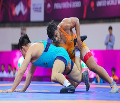 Deepak Punia wins bronze in U23 Asian wrestling championships 2022