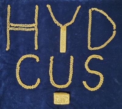 Gold 'Covid sample' seized at Hyderabad airport Gold 'Covid sample' seized at Hyderabad airport
