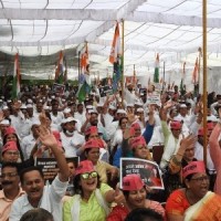 Cong protest at Delhi's Rajiv Chowk over Rahul's ED grilling