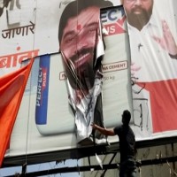 Rebel Sena vs NCP: Poster war in Guwahati over 'Hindu pride' and 'traitors'