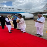 PM Modi arrives in Bengaluru on 2-day Karnataka visit