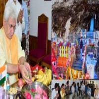 43-day long Amarnath Yatra begins with 'puja' at cave shrine