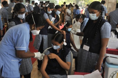 3.25 lakh teens inoculated in TN 3.25 lakh teens inoculated in TN