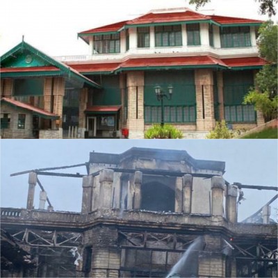 Massive fire destroys British-era Secunderabad Club Massive fire destroys British-era Secunderabad Club