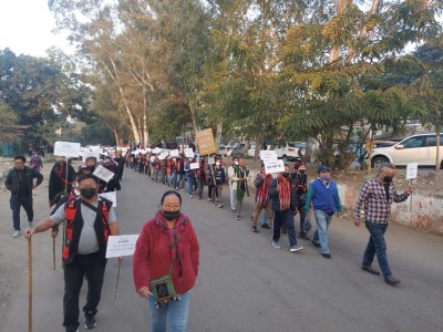 Two-day walkathon commences in Nagaland demanding repeal of AFSPA