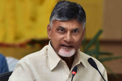 Chandrababu Naidu seeks action over defiling of NTR statue Chandrababu Naidu seeks action over defiling of NTR statue