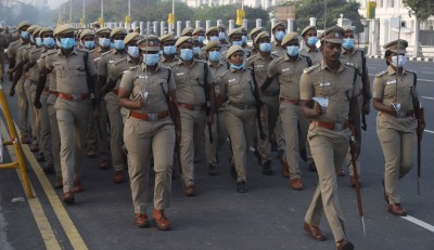 Tight security in Chennai for Republic Day, 6,800 cops deployed Tight security in Chennai for Republic Day, 6,800 cops deployed