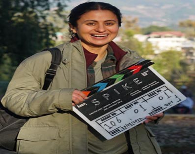 Rasika Dugal kicks off second schedule of 'Spike' Rasika Dugal kicks off second schedule of 'Spike'