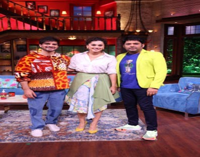 Taapsee reveals how she was looped in for 'Looop Lapeta' on 'The Kapil Sharma Show' Taapsee reveals how she was looped in for 'Looop Lapeta' on 'The Kapil Sharma Show'