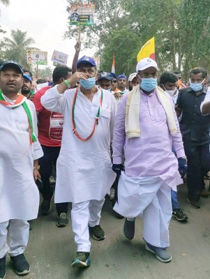 After Mekedatu, K'taka Cong to take up padayatra on Mahadayi After Mekedatu, K'taka Cong to take up padayatra on Mahadayi