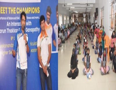 Olympic sailors Ganapathy, Varun take PM Modi's 'Meet the Champions' campaign to Tamil Nadu Olympic sailors Ganapathy, Varun take PM Modi's 'Meet the Champions' campaign to Tamil Nadu