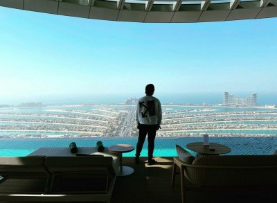 Allu Arjun savours the views of Dubai's skyline Allu Arjun savours the views of Dubai's skyline