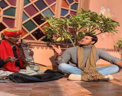When Shagun Pandey sang with folk artiste for 'Meet' honeymoon sequence When Shagun Pandey sang with folk artiste for 'Meet' honeymoon sequence