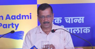 Each Goa family to benefit by Rs 10L through AAP schemes: Kejriwal Each Goa family to benefit by Rs 10L through AAP schemes: Kejriwal