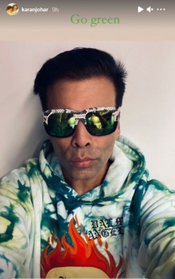 Karan Johar urges all to 'go green' Karan Johar urges all to 'go green'