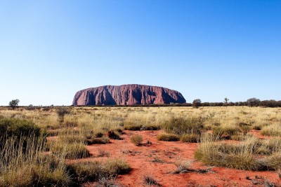 Rare waterfalls form on iconic Uluru after heavy rain Rare waterfalls form on iconic Uluru after heavy rain