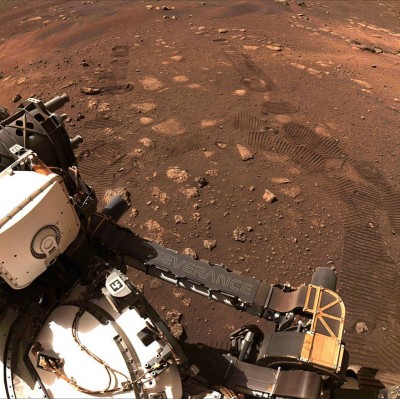 NASA's Perseverance rover performs first drive on Mars NASA's Perseverance rover performs first drive on Mars