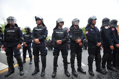 11 injured after Thai police clash with protesters 11 injured after Thai police clash with protesters