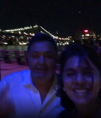 Neetu shares moments with Rishi Kapoor from their last trip Neetu shares moments with Rishi Kapoor from their last trip