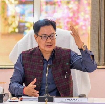 Kiren Rijiju replies to Taapsee's rumoured boyfriend over IT raid Kiren Rijiju replies to Taapsee's rumoured boyfriend over IT raid