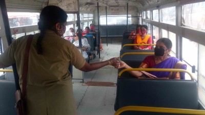 TSRTC pays salaries to staff with support from govt TSRTC pays salaries to staff with support from govt