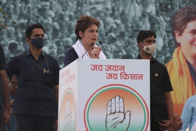 Will stand with farmers till my last breath: Priyanka Will stand with farmers till my last breath: Priyanka