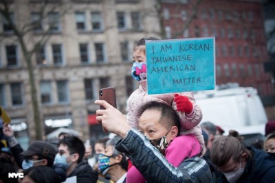 Hundreds in NY rally against anti-Asian hate Hundreds in NY rally against anti-Asian hate
