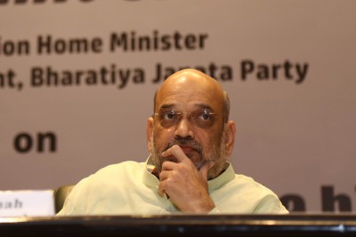 Home Minister Amit Shah gets vaccinated Home Minister Amit Shah gets vaccinated