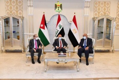 Iraqi, Egyptian, Jordanian FMs meet over trilateral summit Iraqi, Egyptian, Jordanian FMs meet over trilateral summit