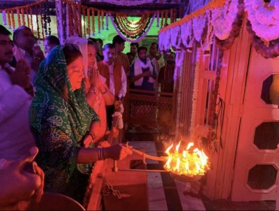 There is no 'rajniti', but 'dharm niti' in my yatra: Raje There is no 'rajniti', but 'dharm niti' in my yatra: Raje