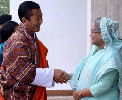 Bhutan PM Tshering pays courtesy visit to Hasina Bhutan PM Tshering pays courtesy visit to Hasina