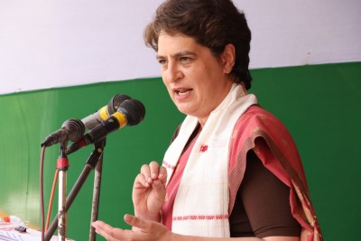 BJP selling endangered animals, strategic assets to its friends: Priyanka BJP selling endangered animals, strategic assets to its friends: Priyanka