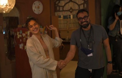 Taapsee Pannu wraps up 'Dobaaraa' shoot Taapsee Pannu wraps up 'Dobaaraa' shoot