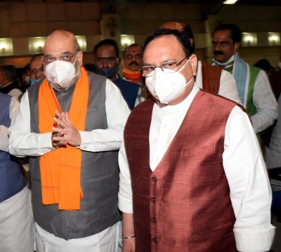 Shah, Nadda meet WB leaders to shortlist candidates Shah, Nadda meet WB leaders to shortlist candidates