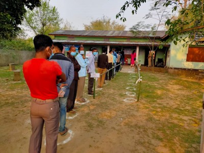 10% turnout in 1st phase Assam Assembly polls 10% turnout in 1st phase Assam Assembly polls