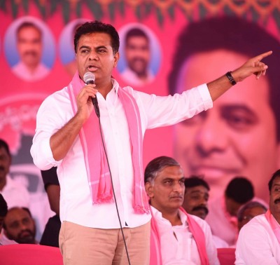 KTR, BJP leader engaged in Twitter war over jobs KTR, BJP leader engaged in Twitter war over jobs