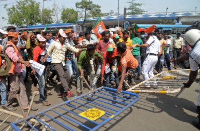 BJP's candidate selection goes awry, supporters stage protests in Bengal BJP's candidate selection goes awry, supporters stage protests in Bengal