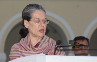 Govt offloading of PSU means loss of public money: Sonia Govt offloading of PSU means loss of public money: Sonia