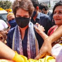 Priyanka Gandhi takes dig at BJP leaders over 'ripped jeans' remark