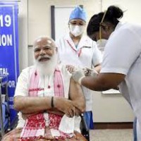 Modi receives his 1st Covid vaccine dose at AIIMS